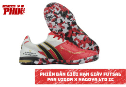 Phiên bản giới hạn giày Futsal Pan Vigor X Nagoya LTD IC – Signature của Pivo số 1 Thái Lan